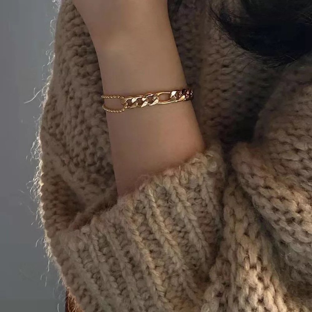 Women’s Gold Fígaro Bracelet